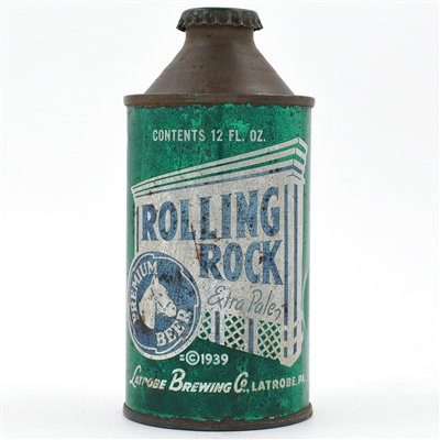 Rolling Rock Beer Cone Top 182-8