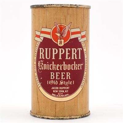 Ruppert Knickerbocker Beer Flat Top  126-2 SCARCE THIS CLEAN