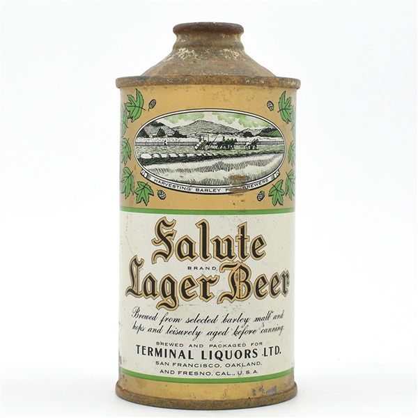 Salute Beer Cone Top SCARCE 182-31