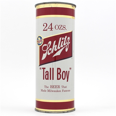 Schlitz Beer 24 Ounce Tall Boy Flat Top 237-7 OUTSTANDING