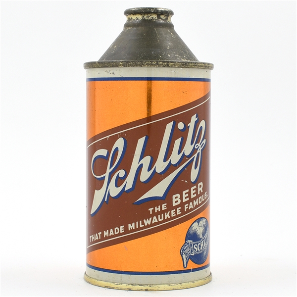 Schlitz Beer Cone Top 183-28 OUTSTANDING