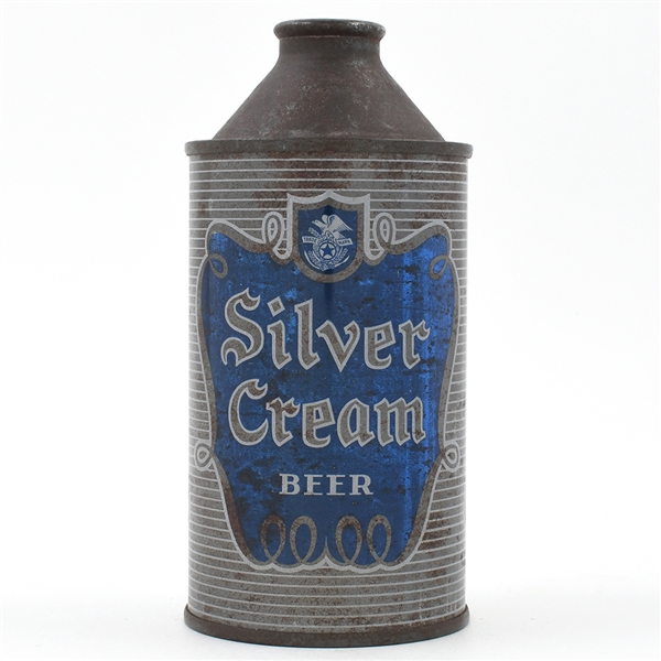 Silver Cream Beer Cone Top 185-18