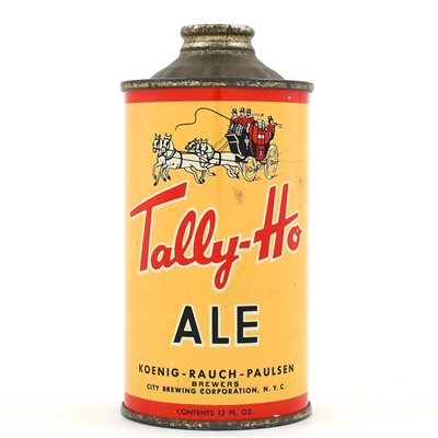 Tally-Ho Ale Cone Top 186-22 CLEAN VERY RARE