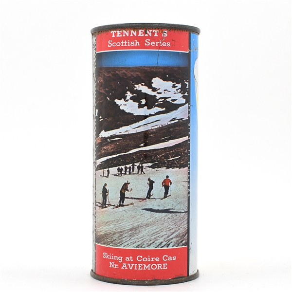 Tennents Lager Scottish Series 16 Ounce Flat Top SKIING COIRE CAS