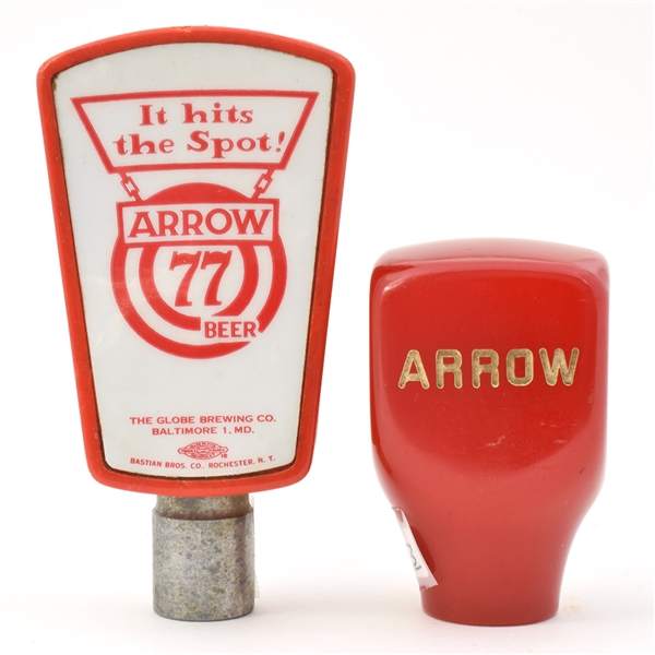 Arrow 77 1950s Tap Knobs Lot of 2 Different