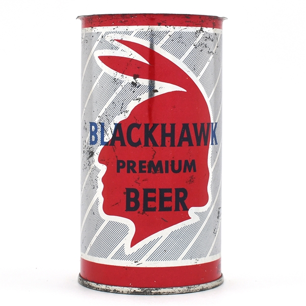 Blackhawk Beer Flat Top NEVER LIDDED BUFFALO 38-34