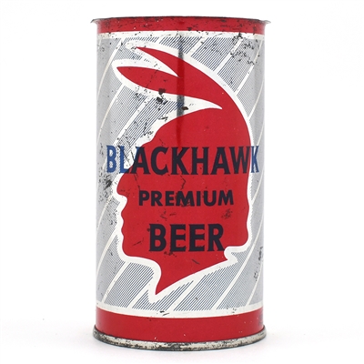 Blackhawk Beer Flat Top NEVER LIDDED BUFFALO 38-34