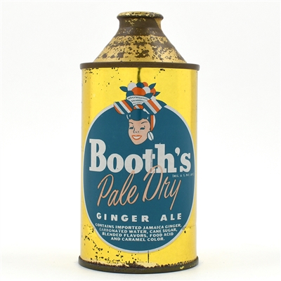 Booths Ginger Ale Cone Top RARE CLEAN