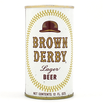 Brown Derby Beer Fan Tab ENAMEL 46-13 SWEET