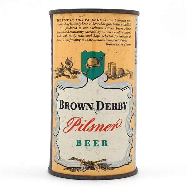 Brown Derby Beer Instructional Flat Top SALEM 42-31 USBCOI 134