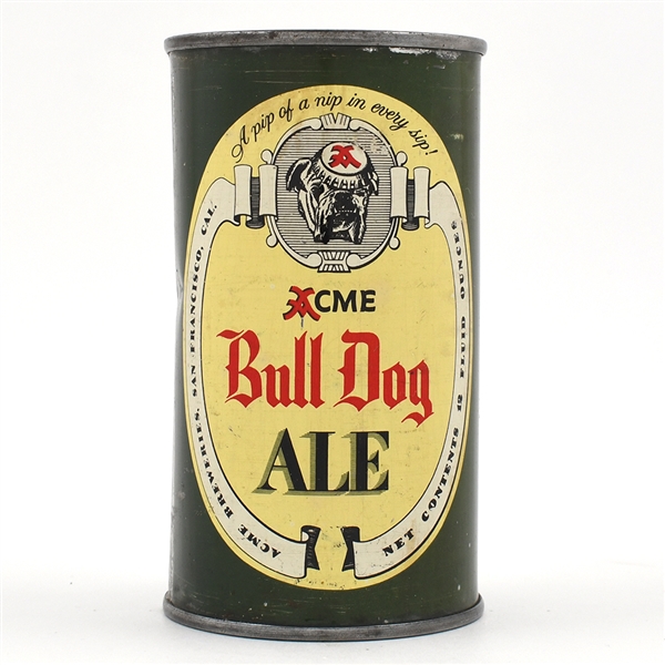 Bull Dog Ale Flat Top SAN FRAN 45-20