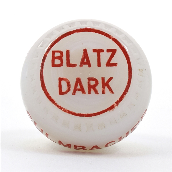 Blatz Dark Culmbacher 1930s Milk Glass Newman Faucet Tap Knob SCARCE