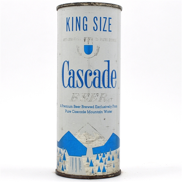 Cascade Beer 15 Ounce Flat Top 227-26 EXCELLENT