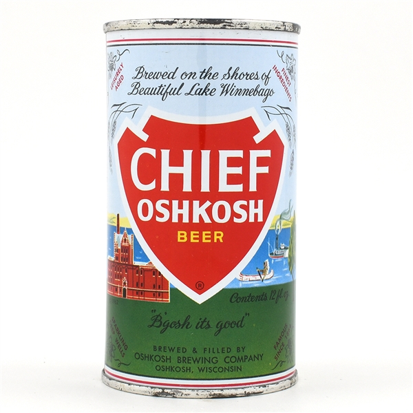 Chief Oshkosh Beer Flat Top 49-27 MINTY