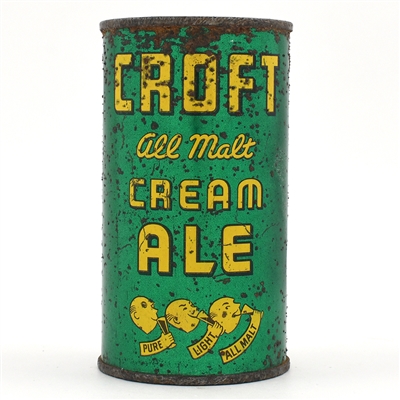 Croft ALL MALT Ale Flat Top SCARCE 52-19