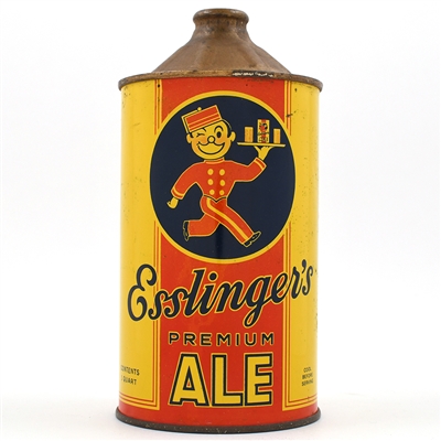 Esslingers Premium Ale Quart Cone Top 208-10