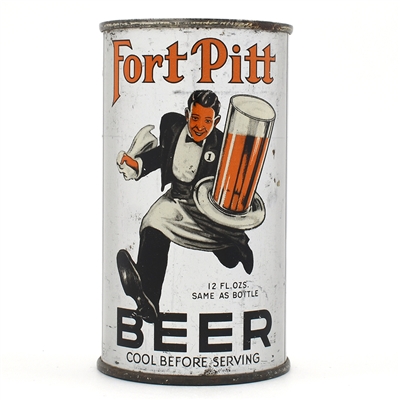 Fort Pitt Beer Instructional Flat Top RUNNING WAITER 64-28 OI 284 NICE