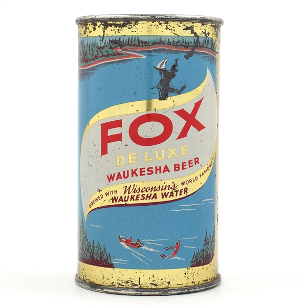 Fox De Luxe Beer Flat Top BROWN TEXT 65-23