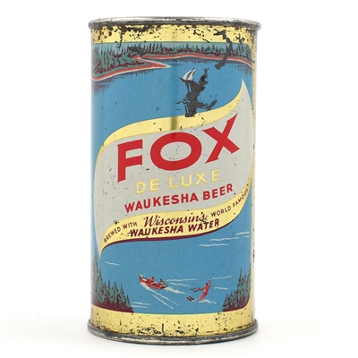 Fox De Luxe Beer Flat Top BROWN TEXT 65-23