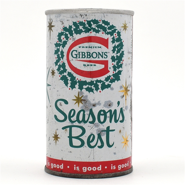 Gibbons Beer SEASONS GREETINGS Pull Tab 68-18