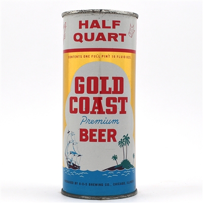 Gold Coast Beer 16 Ounce Flat Top 229-28 SHARP