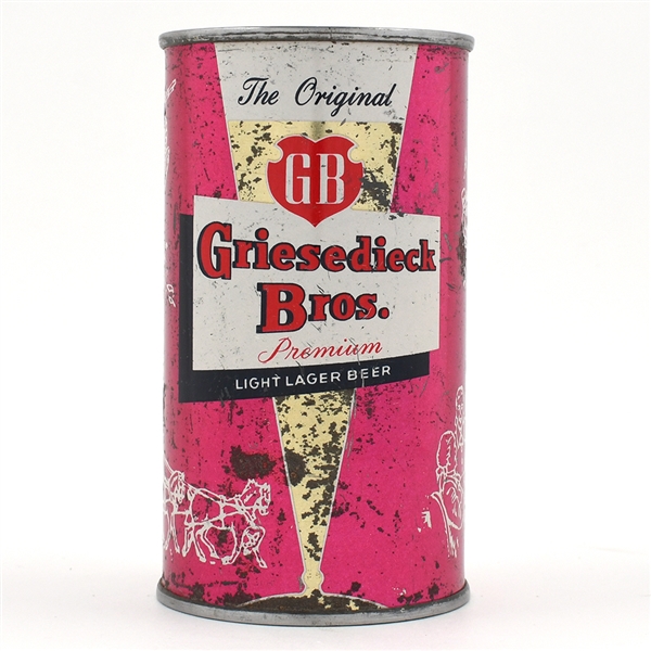 Griesedieck Bros Color Series Flat Top Dark Pink 76-21