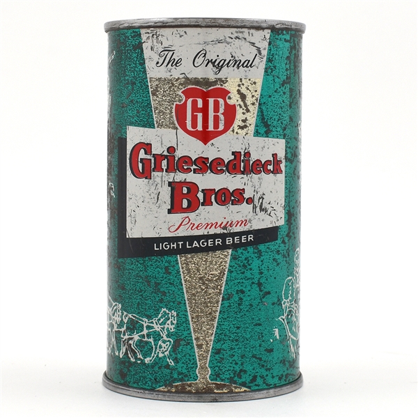 Griesedieck Bros Color Series Flat Top Green 76-18