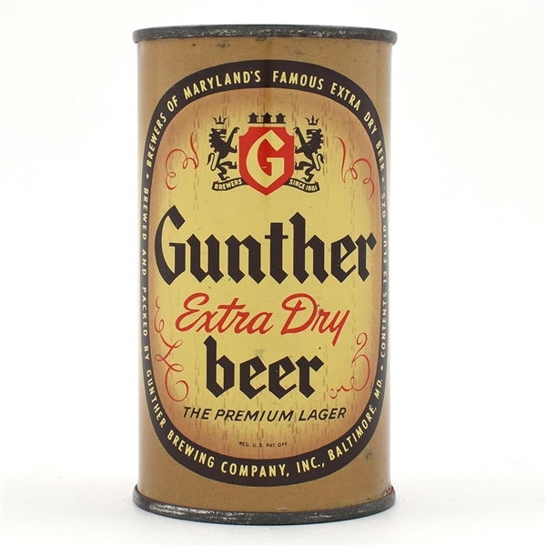 Gunther Beer Flat Top 78-25