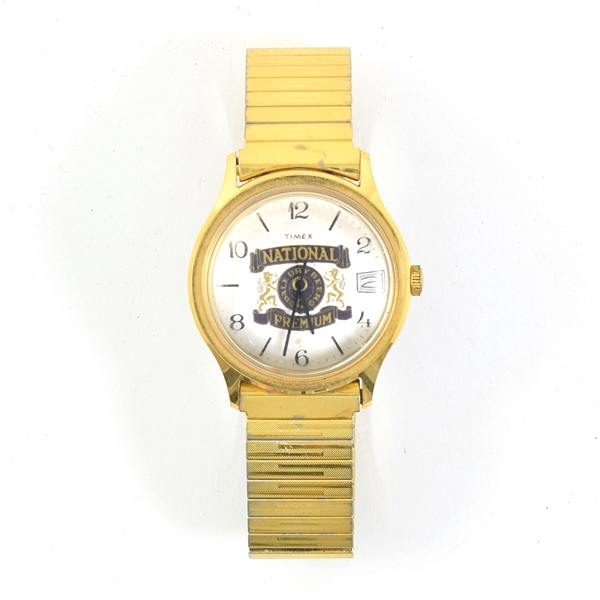 National Premium Beer 1950s Timex Wristwatch