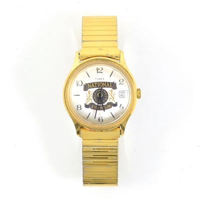 National Premium Beer 1950s Timex Wristwatch