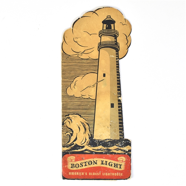 Boston Light Ale-Beer Mike Burns 1930s Die Cut Menu RARE