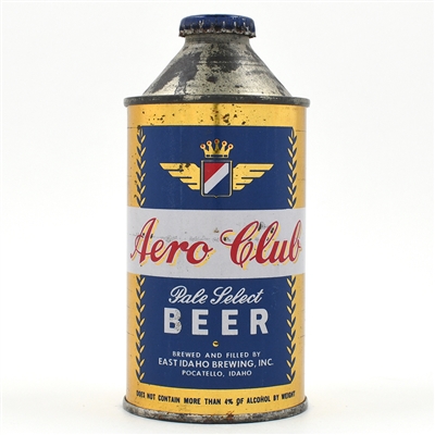 Aero Club Beer Cone Top NON-IRTP DNCMT 4 PERCENT 150-7