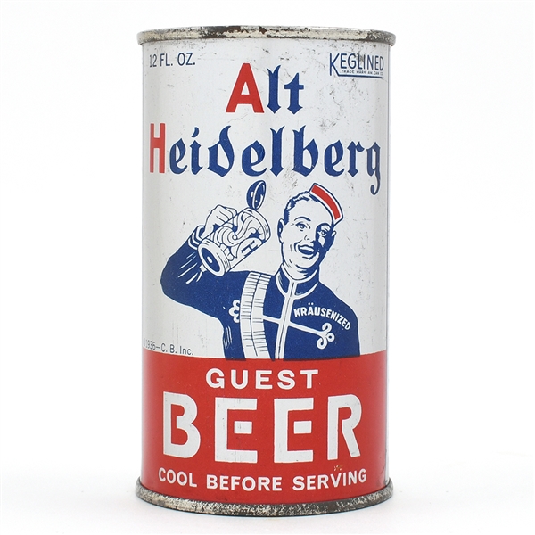 Alt Heidelberg Guest Beer Instructional Flat Top 30-14 USBCOI 25