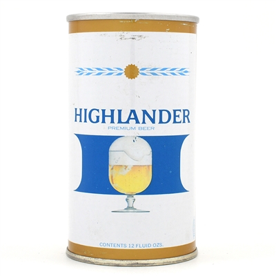 Highlander Beer ZIP Top HIGHLANDER 76-17 SHARP