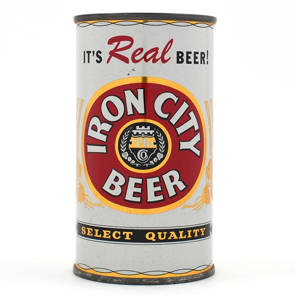 Iron City Beer Bank Lid Flat Top 85-34 OUTSTANDING