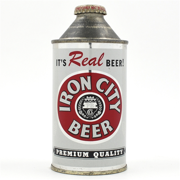 Iron City Beer Cone Top FABULOUS 170-4