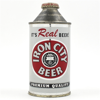 Iron City Beer Cone Top FABULOUS 170-4