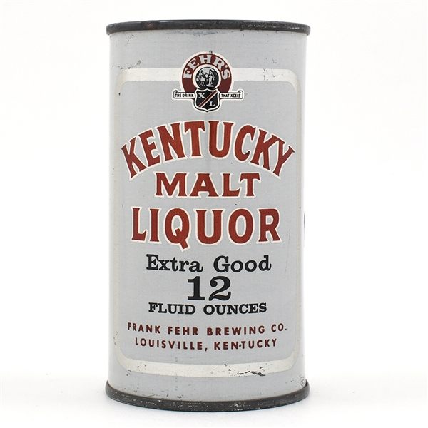 Kentucky Malt Liquor Flat Top 87-33 GA TAX LID CLEAN