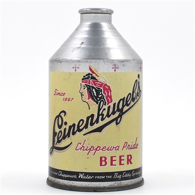 Leinenkugels Beer Crowntainer TOUGH CHIPPEWA PRIDE 196-28