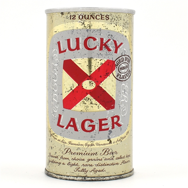 Lucky Lager Beer ZIP Top SALT LAKE CITY 90-34 BO