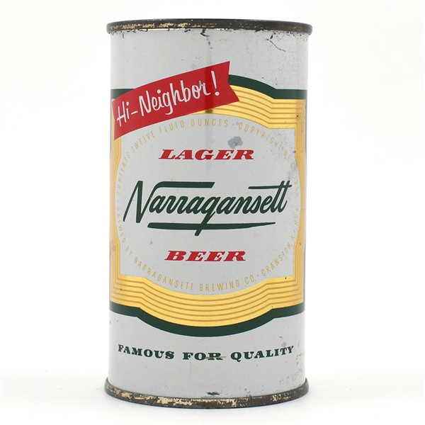 Narragansett Beer Flat Top 101-28