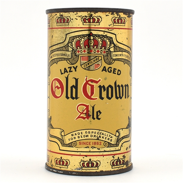 Old Crown Ale Instructional Flat Top NON-IRTP CODE 68A 7 104-39 USBCOI 588