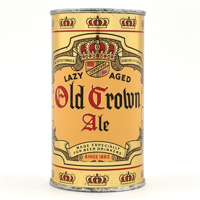 Old Crown Ale Instructional Flat Top NON-IRTP CODE 68A II7 104-39 OI 588 MINTY