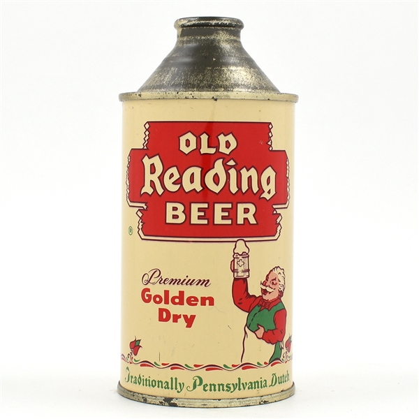 Old Reading Beer Cone Top 176-31 EXCEPTIONAL