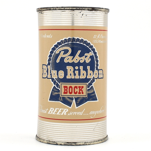 Pabst Blue Ribbon BOCK Flat Top NEWARK 110-31 SCARCELY CLEAN