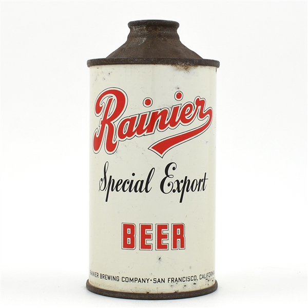 Rainier Beer Cone Top 180-12