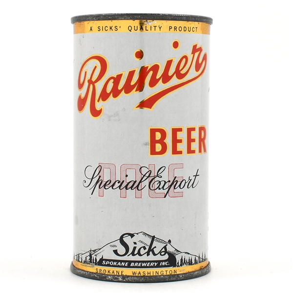 Rainier Beer Instructional Flat Top 118-24 USBCOI 703 SHARP