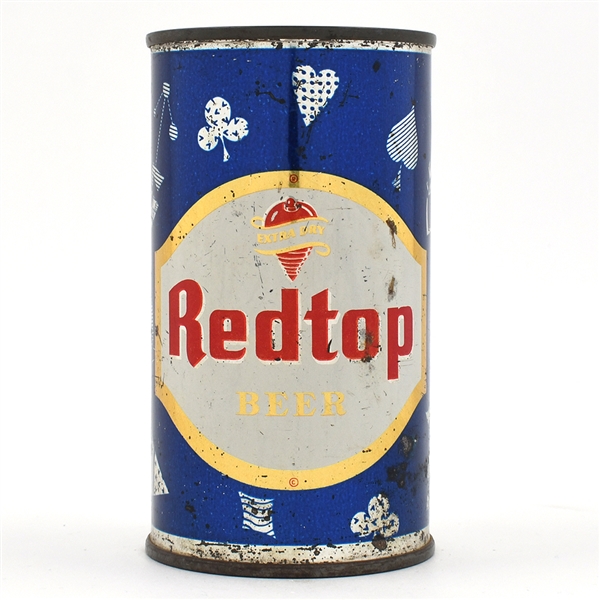 Redtop Beer Set Flat Top CARD SUITS Blue 120-1 SCARCE