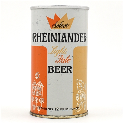 Rheinlander Beer ZIP Top SILVER CASTLE UNLISTED BO