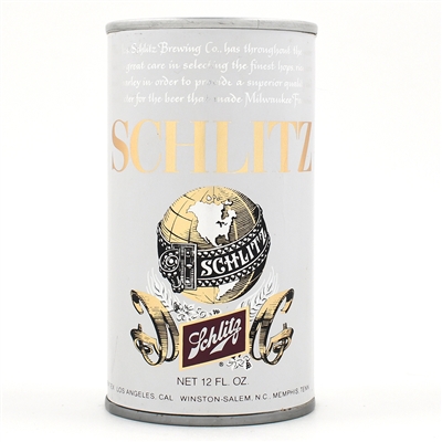 Schlitz Beer Foil Label Test Pull Tab 242-14